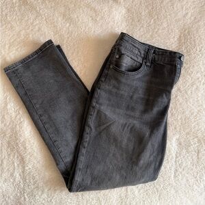 Liverpool Women's Gray/Black Straight Leg Jeans